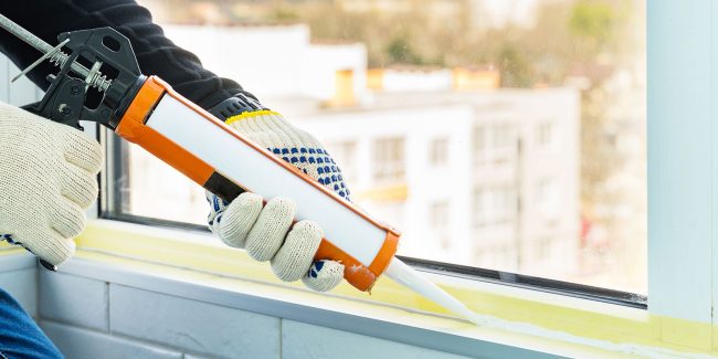 Seal Gaps With Caulk